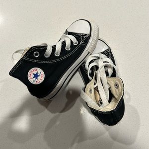 High top black converse